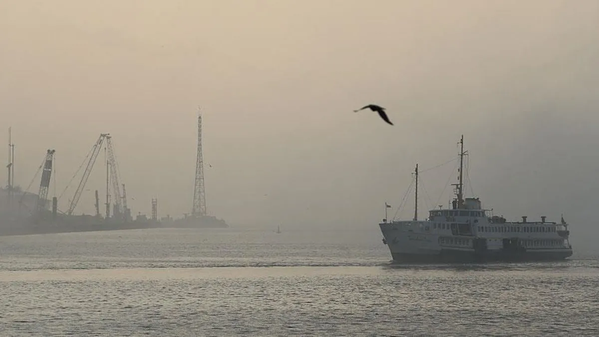 İstanbul’da bazı vapur seferleri iptal edildi