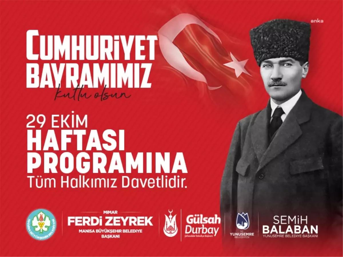 Manisa’da Cumhuriyet Bayramı Coşkusu Başlıyor