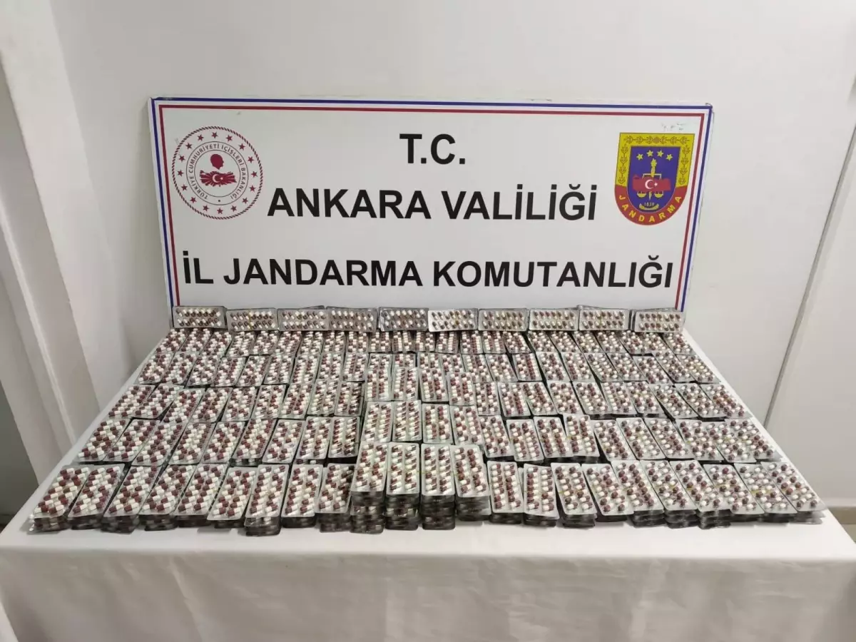 Ankara’da Uyuşturucu Operasyonu: 7 Bin 650 Hap Ele Geçirildi