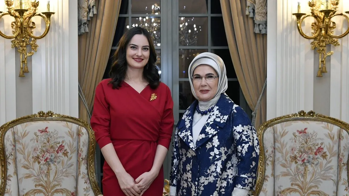Emine Erdoğan, Karadağ Cumhurbaşkanı’nın eşi Milena Milatoviç ile bir araya geldi