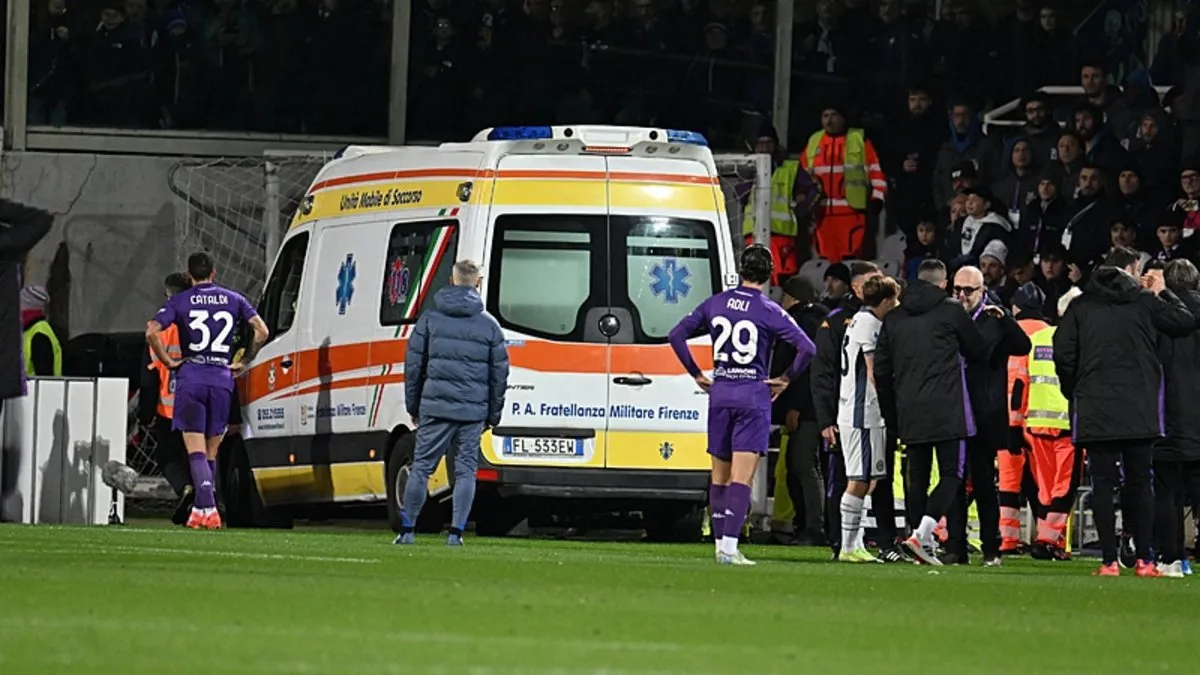 Fiorentina – Inter maçını yarıda bırakan olay! Edoardo Bove bir anda yere yığıldı! Son durumu açıklandı…